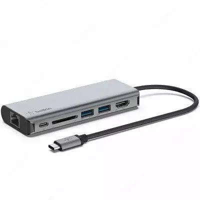  Адаптер Belkin USB-C 6in1 Multiport Dock - 