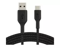  Кабель Belkin USB-A - USB-С  BRAIDED  0.15m  black - 