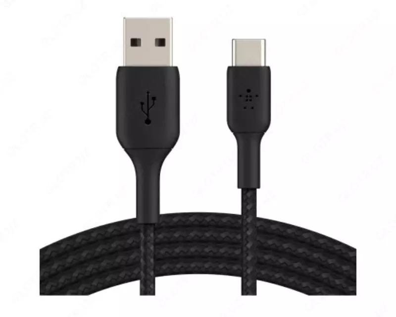 Кабель Belkin USB-A - USB-С  BRAIDED  0.15m  black - 