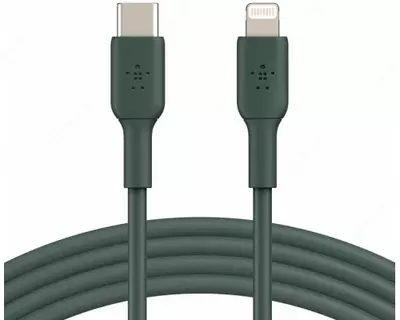 Кабель Belkin USB-С - Lightning  PVC  1m  midnight green