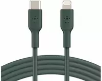 Кабель Belkin USB-С - Lightning  PVC  1m  midnight green - 