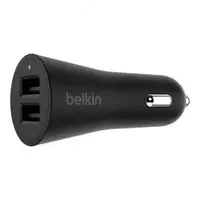 Автомобильное ЗУ Belkin Car Charger 24W USB 2.4A  dual  black