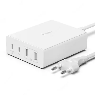 Сетевое ЗУ Belkin Home Charger 108W GAN Dual USB-С/USB-A