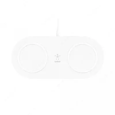 Беспроводное зарядное устройство Belkin Dual Pads Wireless Charging Qi  15W  black