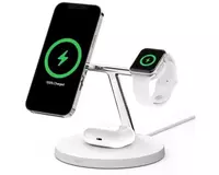 Беспроводное зарядное устройство Belkin 3in1 MagSafe iPhone Wireless Charger  white