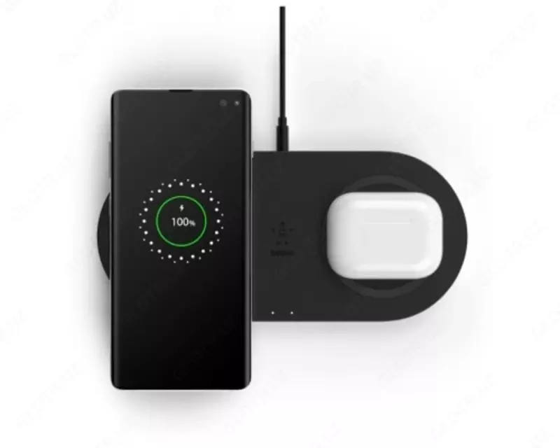 Simsiz zaryadlovchi Belkin Dual Pads Wireless Charging Qi  15W