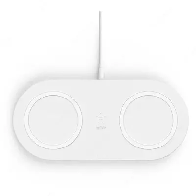 Simsiz zaryadlovchi Belkin Dual Pads Wireless Charging Qi  15W