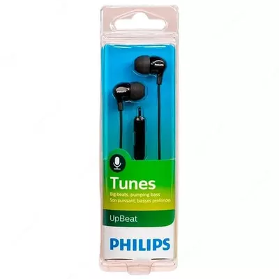 Наушники Philips SHE3555 In-ear Mic Black