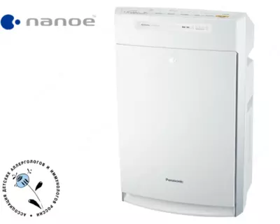 Климатический комплекс Panasonic F-VXR50R-W очистка до 40 м2  5.1 м3/мин  увлажнение до 26 м2  белый