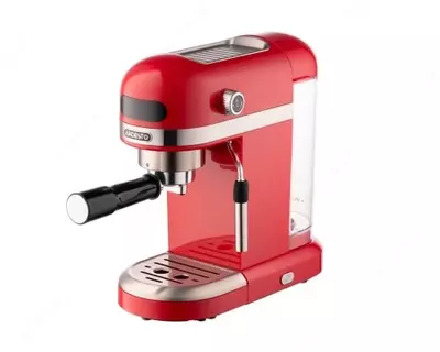  Кофеварка Ardesto  рожковая  YCM-E1501  1 4л  молотый  ручной капуч  подогрев чашек  красный - 