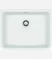 Мойка кухонная Deante Sabor  керамика  прямоуг.  без крыла  595х475х220мм  чаша - 1  врезная  белый 