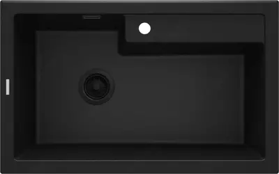  Oshxona uchun lavabo Deante Sabor  keramika  tortburchak  drenajsiz  595x475x220mm  piyola - 1  oralgan  oq  - 