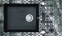 Oshxona uchun lavabo Deante Sabor  keramika  tortburchak  drenajsiz  595x475x220mm  piyola - 1  oralgan  oq 