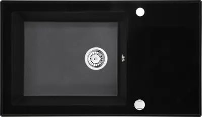  Oshxona uchun lavabo Deante Sabor  keramika  tortburchak  drenajsiz  595x475x220mm  piyola - 1  oralgan  oq  - 
