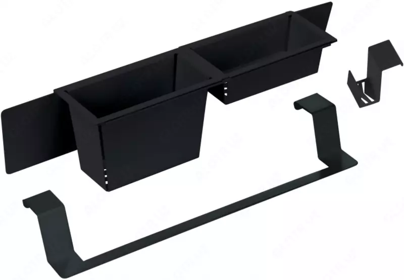 Oshxona uchun lavabo Deante Sabor  keramika  tortburchak  drenajsiz  595x475x220mm  piyola - 1  oralgan  oq 