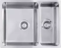 Oshxona uchun lavabo Deante Sabor  keramika  tortburchak  drenajsiz  595x475x220mm  piyola - 1  oralgan  oq 