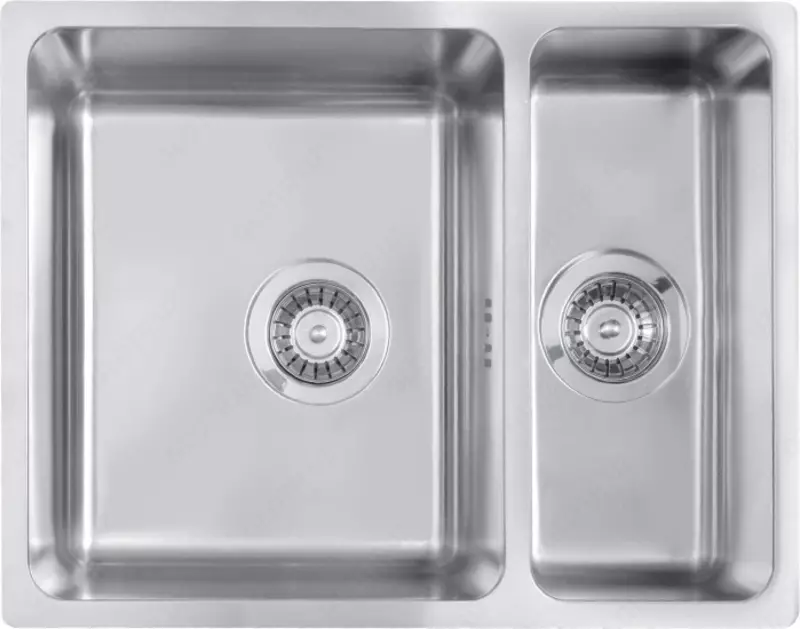 Oshxona uchun lavabo Deante Sabor  keramika  tortburchak  drenajsiz  595x475x220mm  piyola - 1  oralgan  oq 