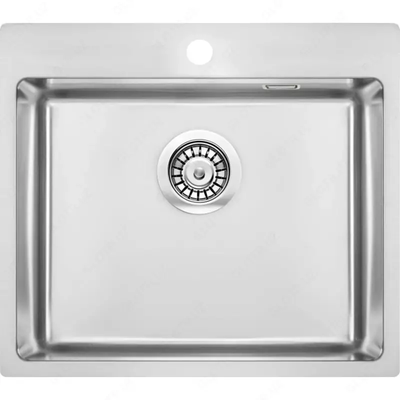  Oshxona uchun lavabo Deante Sabor  keramika  tortburchak  drenajsiz  595x475x220mm  piyola - 1  oralgan  oq  - 