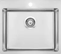 Oshxona uchun lavabo Deante Sabor  keramika  tortburchak  drenajsiz  595x475x220mm  piyola - 1  oralgan  oq 