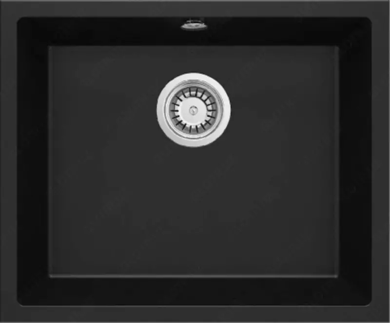  Oshxona uchun lavabo Deante Sabor  keramika  tortburchak  drenajsiz  595x475x220mm  piyola - 1  oralgan  oq  - 