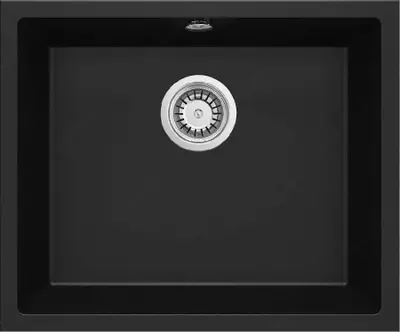  Oshxona uchun lavabo Deante Sabor  keramika  tortburchak  drenajsiz  595x475x220mm  piyola - 1  oralgan  oq  - 