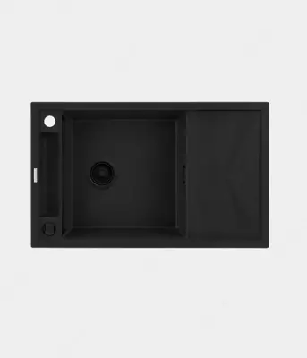 Oshxona uchun lavabo Deante Sabor  keramika  tortburchak  drenajsiz  595x475x220mm  piyola - 1  oralgan  oq 