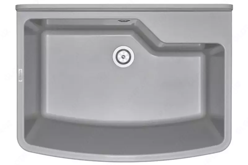 Oshxona uchun lavabo Deante Sabor  keramika  tortburchak  drenajsiz  595x475x220mm  piyola - 1  oralgan  oq 