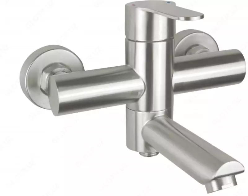  Смеситель для ванны Deante Lupo  дл. излива - 194мм  поворотный  1 рычаг  хром  - 