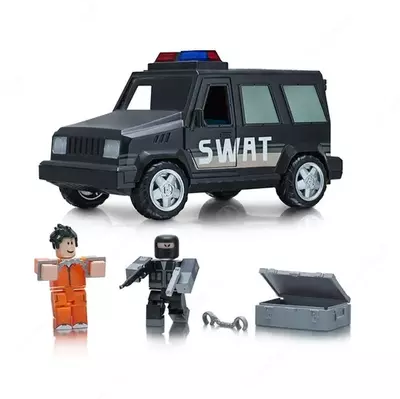 Игровая коллекционная фигурка Jazwares Roblox Feature Vehicle Jailbreak: SWAT Unit W4. набор 2 шт.