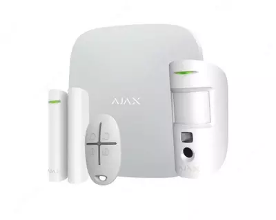 Ajax StarterKitCamPlus (Hub2Plus+MotionCam+Door+Space) white комплект охранной сигнализации