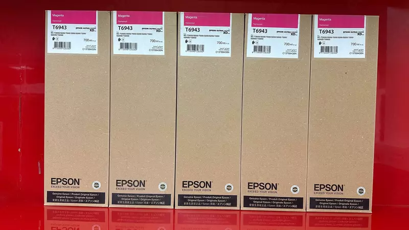 Оригинальный чернильный картридж Epson T6943 (C13T694300)  пурпурный (magenta)  емкостью 700 мл