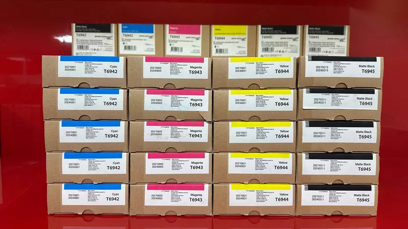  Оригинальный чернильный картридж Epson T6943 (C13T694300)  пурпурный (magenta)  емкостью 700 мл - 