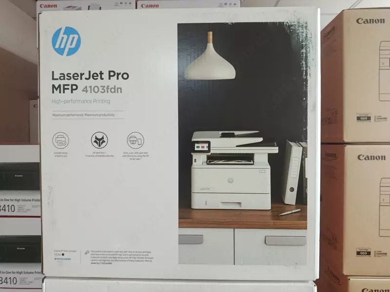 Ko‘p funksiyali qurilma (KFQ) HP LaserJet Pro MFP 4103fdn  oq-qora  lazer  A4 (2Z627A)