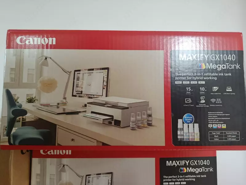 Струйное МФУ Canon MAXIFY GX1040 с Wi-Fi