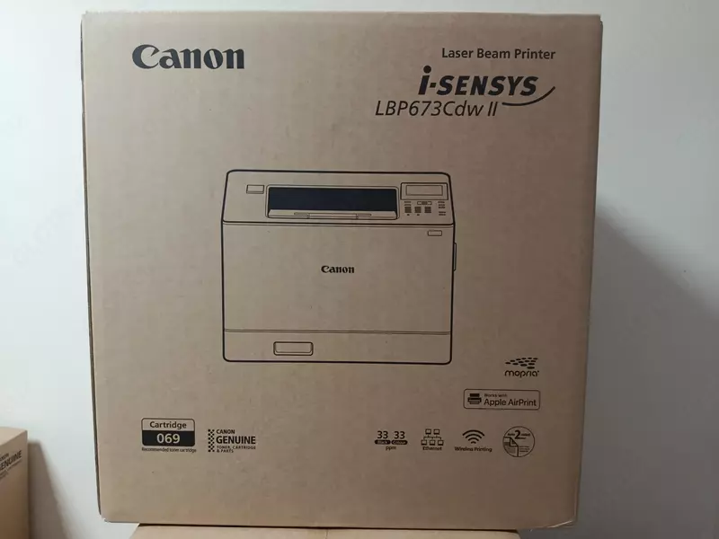 Wi-Fi bilan Canon i-SENSYS LBP673Cdw rangli lazer printeri