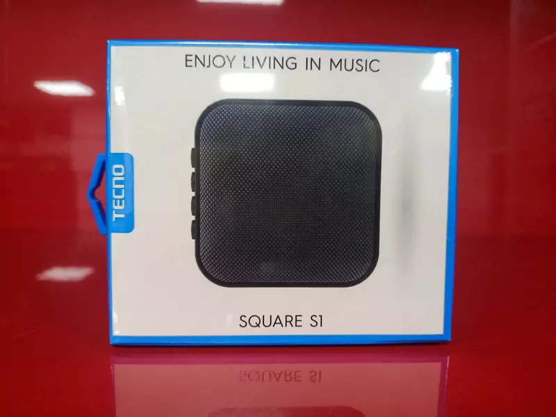 Беспроводная портативная Bluetooth колонка TECNO Square S1  компактная мини акустика