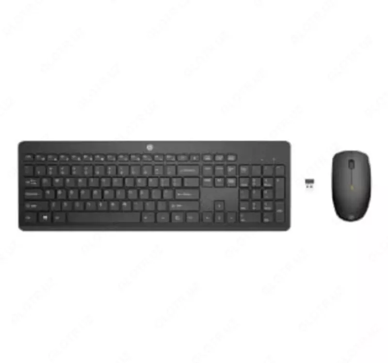 HP 235 Wireless Mouse and Keyboard Combo simsiz klaviatura va sichqoncha jamlanmasi (p/n 1Y4D0UT)  qora (Ruscha joylashuv)