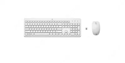 HP 230 Wireless Mouse and Keyboard Combo simsiz klaviatura va sichqoncha jamlanmasi (p/n 3L1F0AA)  qora (Ruscha joylashuv)
