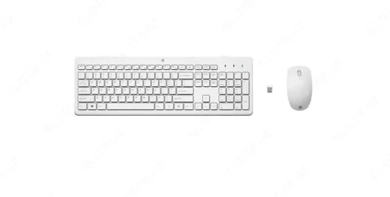 HP 230 Wireless Mouse and Keyboard Combo simsiz klaviatura va sichqoncha jamlanmasi (p/n 3L1F0AA)  qora (Ruscha joylashuv)