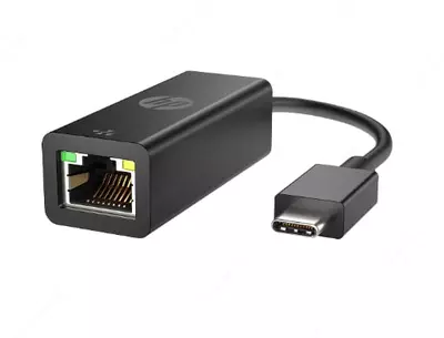 HP USB-C to RJ45 Adapter G2 tarmoq adapteri (p/n 4Z527AA)  qora