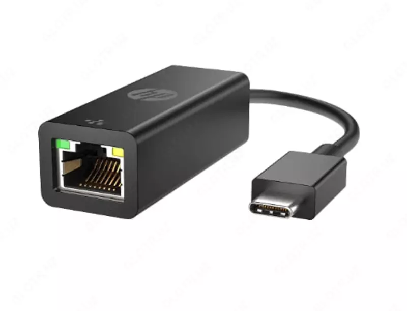 HP USB-C to RJ45 Adapter G2 tarmoq adapteri (p/n 4Z527AA)  qora