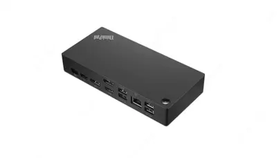 Lenovo ThinkPad Universal USB-C Dock universal dok-stansiyasi (p/n 40AY0090EU)  qora