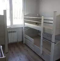 по запросу Birlashtirilgan ikki qavatli karavot (metall/MDF yoki sunta)