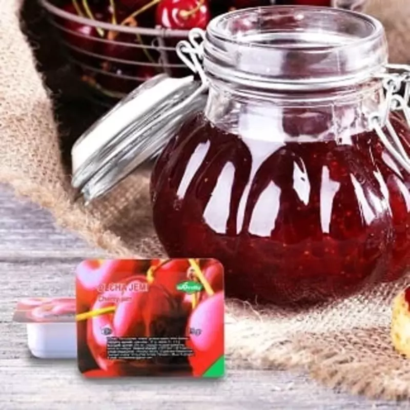 Порционный Вишневый джем (упаковка 15 гр)