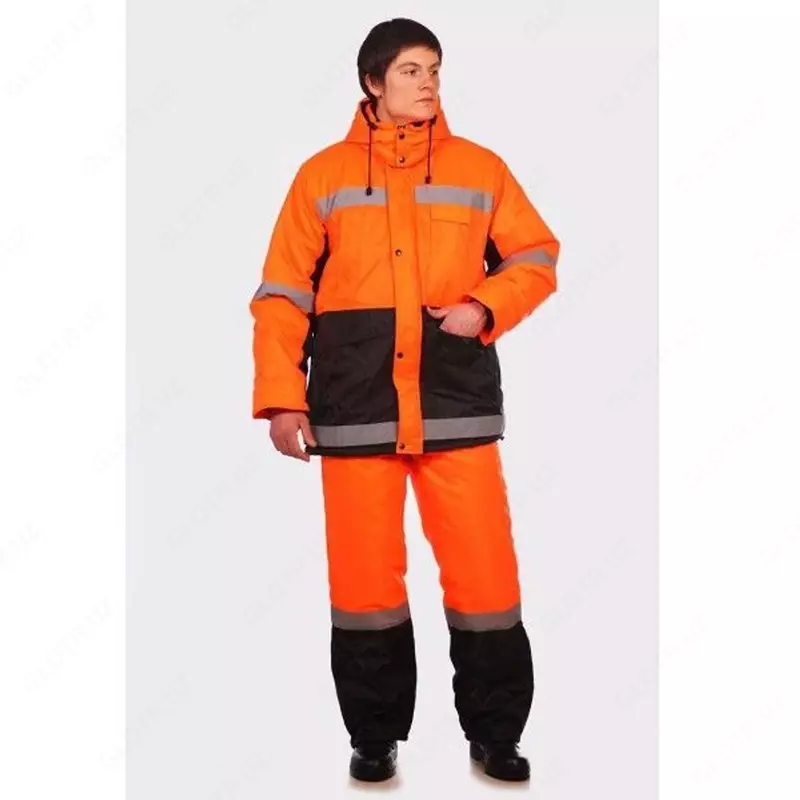 Sh-023 aks ettiruvchi chiziqlarli kurtka