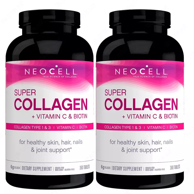 Super Collagen от Neocell + Vitamin C&Biotin бад