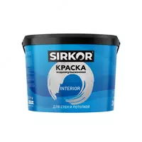 "SIRKOR" suvga asoslangan bo'yoq "INTERIOR" 20 kg