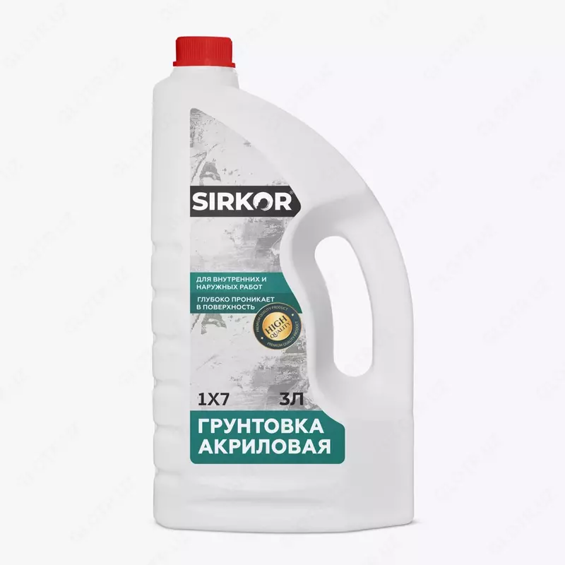 "SIRKOR" akril primer 1 / 7. 1 litr