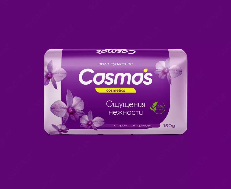 Туалетное мыло COSMOS с ароматом архидеи