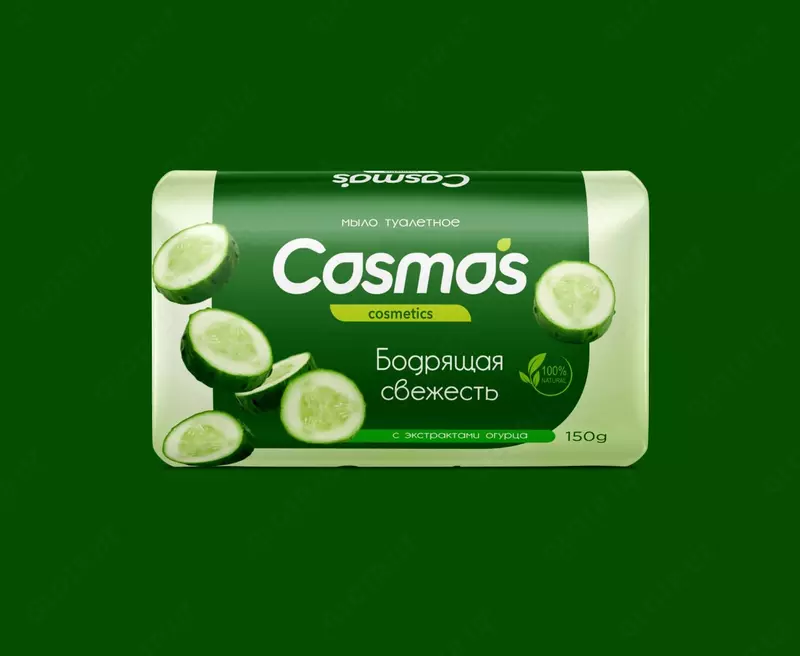 COSMOS tualet sovuni bodring ekstrakti bilan